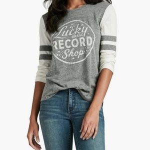Lucky Brand 3/4 sleeve tshirt